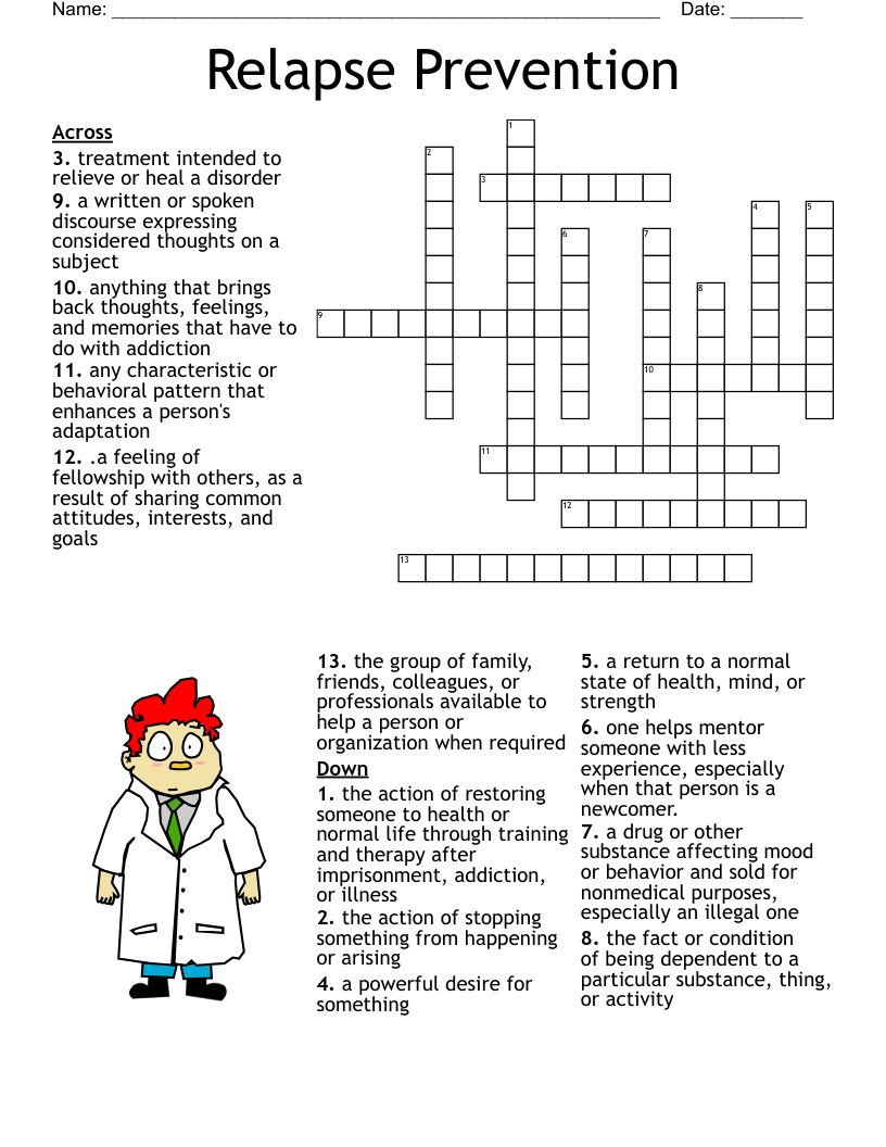Recovery Crossword Word Search - Wordmint pertaining to Free Printable Recovery Crossword Puzzles