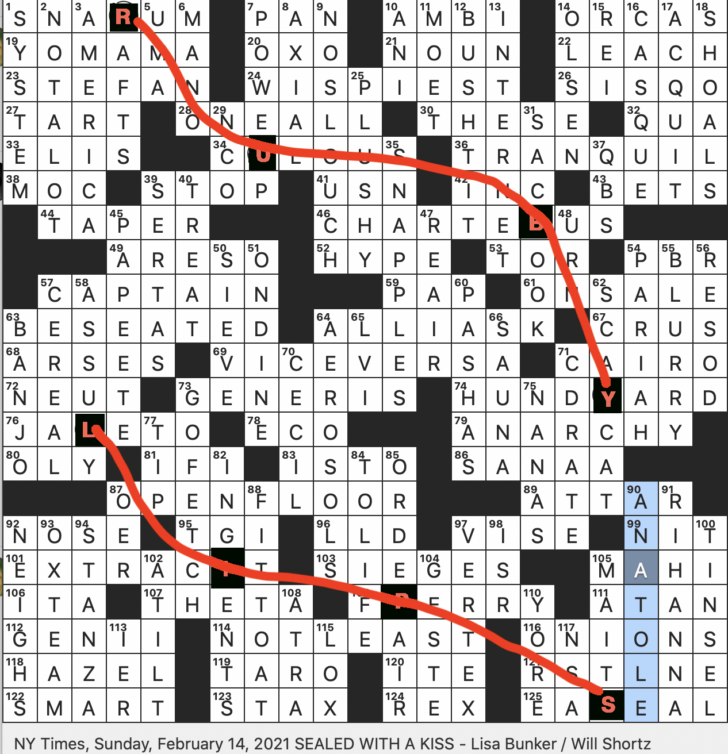 Crossword Frank Longo Curses To Courses