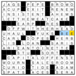 Rex Parker Does The Nyt Crossword Puzzle: Competitor Of Wisk / Mon With Printable La Crosswords May 2017