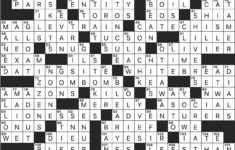 Rex Parker Does The Nyt Crossword Puzzle: Fourth Person To Walk On for Chicago Sun-Times Patternless Crossword Printable