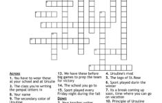 Rylan'S Fighting Irish Fun Page Crossword - Wordmint with regard to Funny Crosswords High School