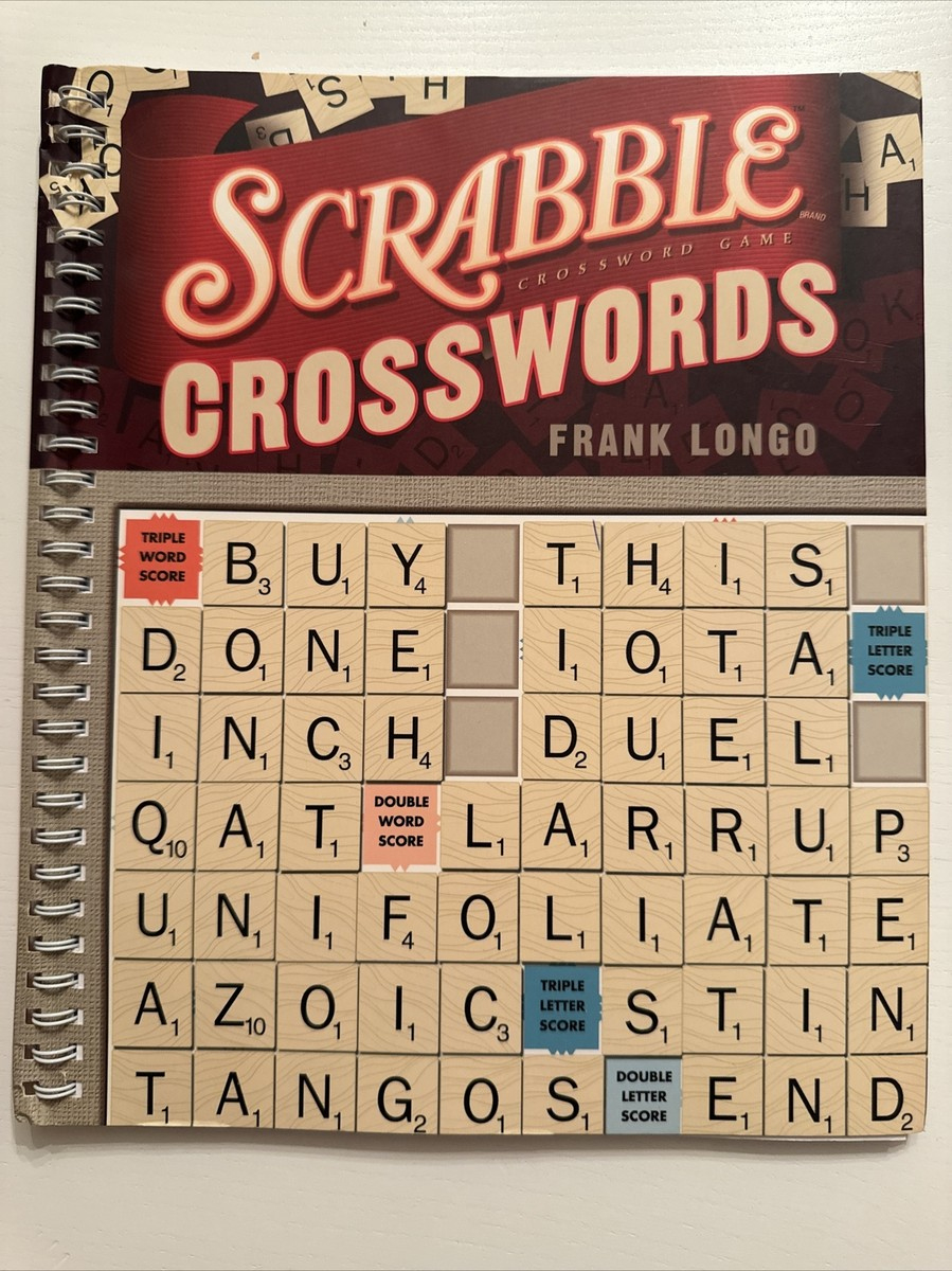 Scrabble™ Crosswords - Longo, Frank - Spiral-Bound - Very Good intended for Crossword Puzzle Happy Solving Frank Longo
