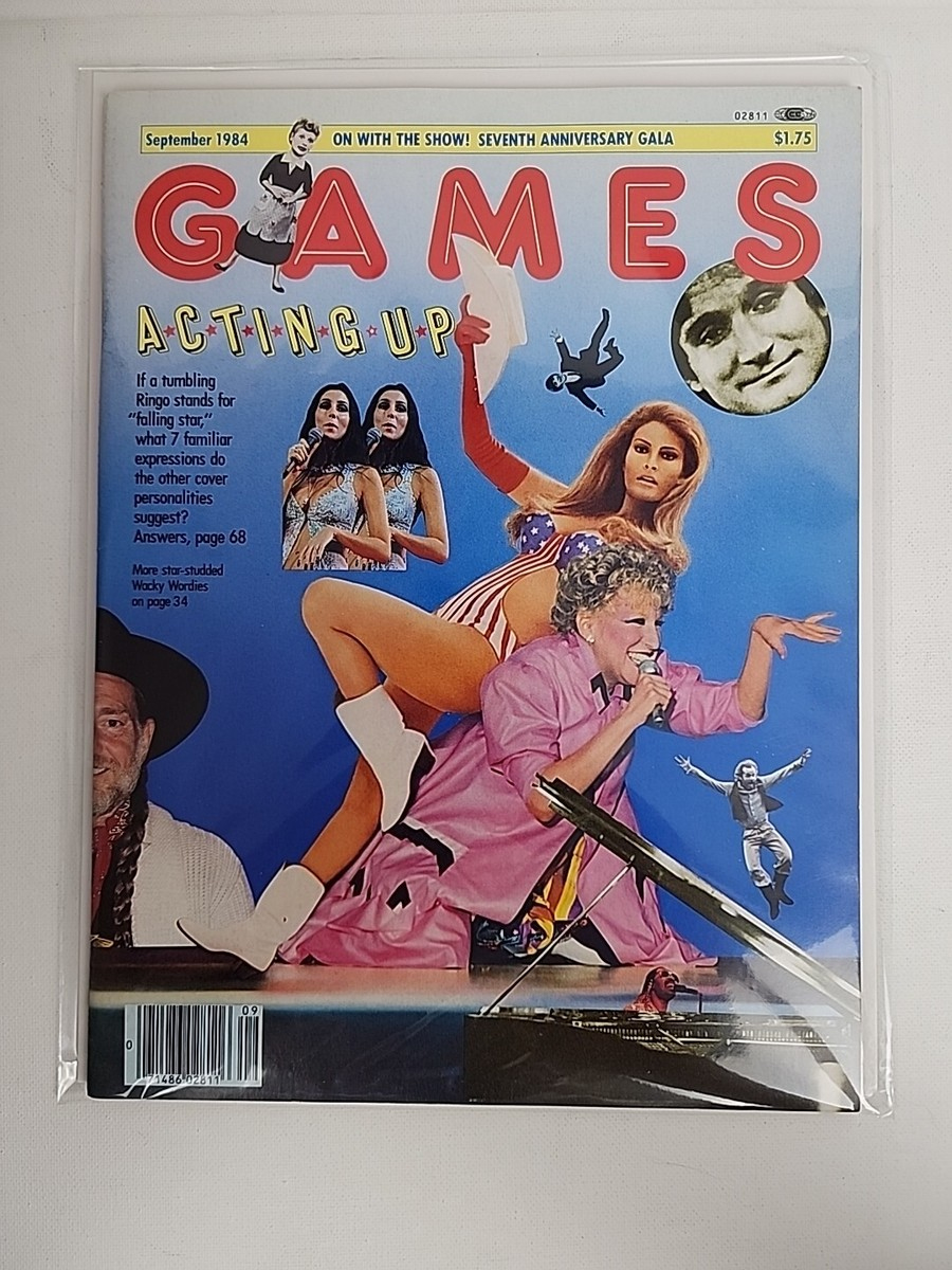 September 1984 Games Magazine within Wacky Wordies 68