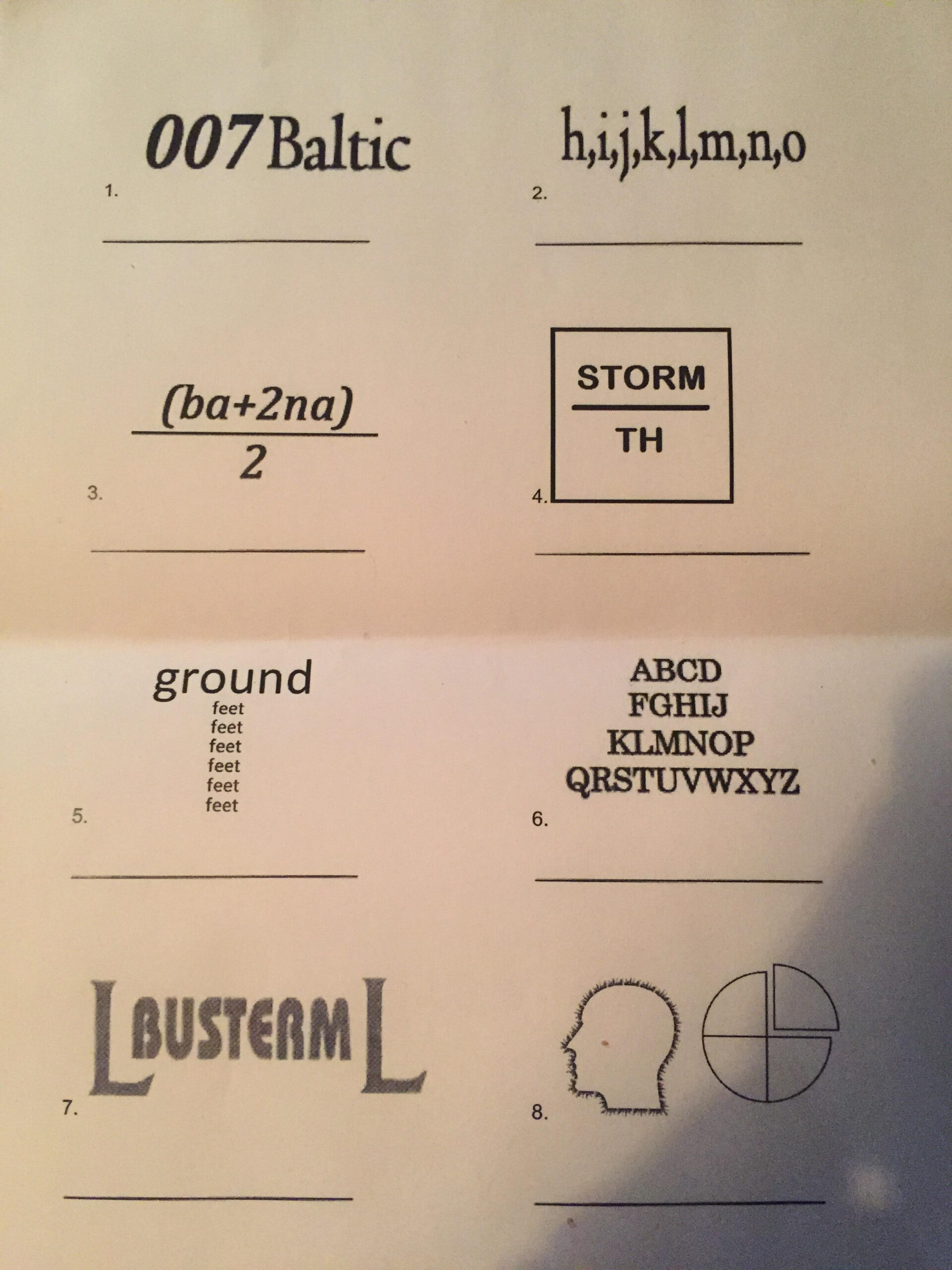 Some Dingbats From Our Pub Quiz Tonight! : R/Puzzles within Dingbats with Answers James