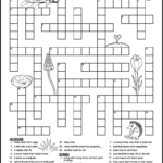 Spring Crossword Puzzles For Kids   Tree Valley Academy With Free Online Crossword For 5 Year Olds