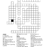 Spring Crossword   Wordmint In Crossword Spring Theme Adult