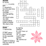 Spring Crossword   Wordmint With Regard To Crossword Spring Theme Adult