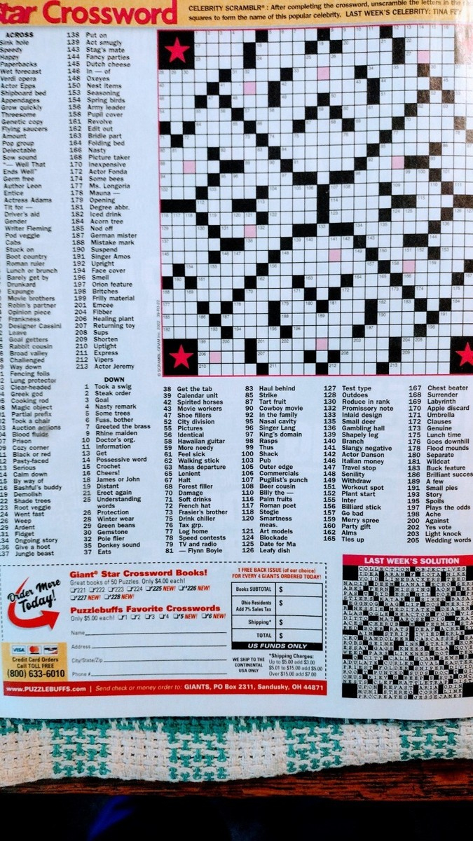 Star Magazine Meghan &amp;amp; Kate Made Peace 4 The Queen 09/26/2022 | Ebay intended for Star Magazine Crossword Printable
