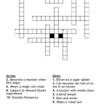 Super Hero Crossword Puzzle   Wordmint Pertaining To Superhero Crosswords Printable