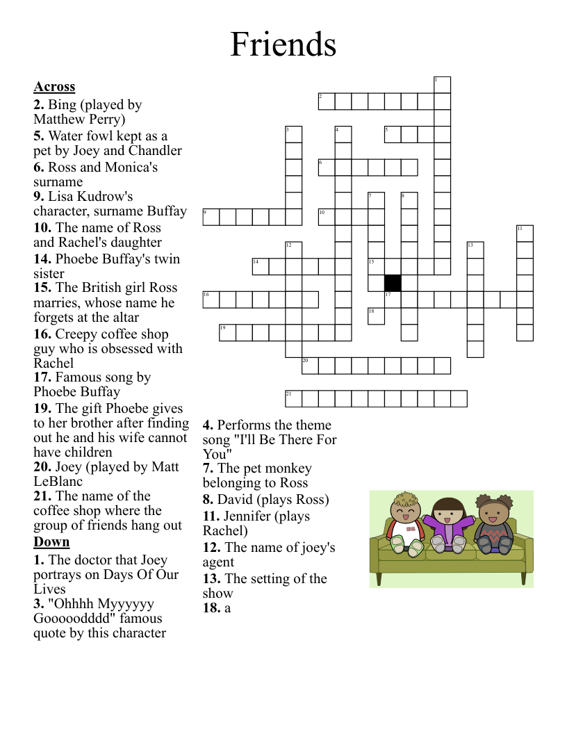 Television Crossword - Wordmint in Tv Crossword Puzzle Matthews