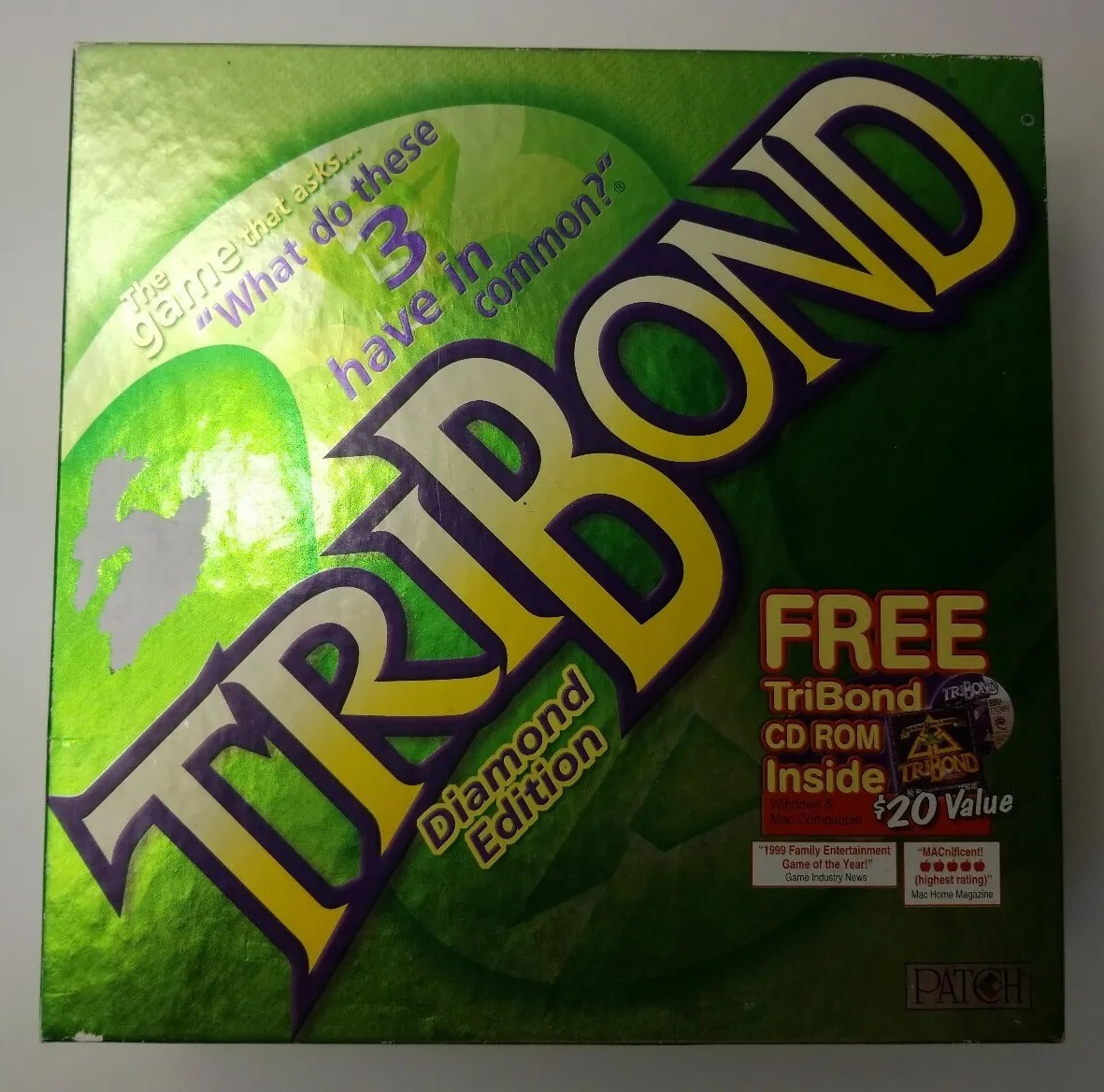 Tribond Board Game Diamond Edition 2000 Patch Products Family Fun for Tribond Puzzle 190