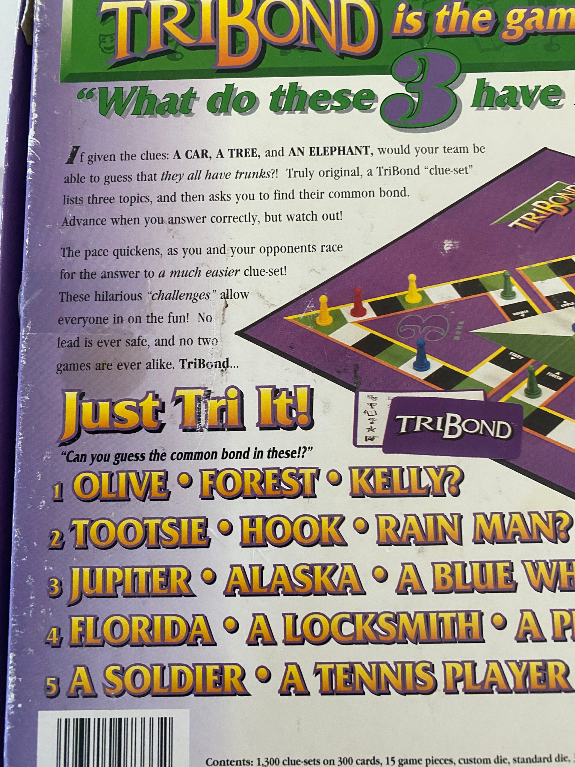 Tribond Brettspiel 1995 Was Haben Die 3 Zusammen? - Komplett regarding Tribond For Fall