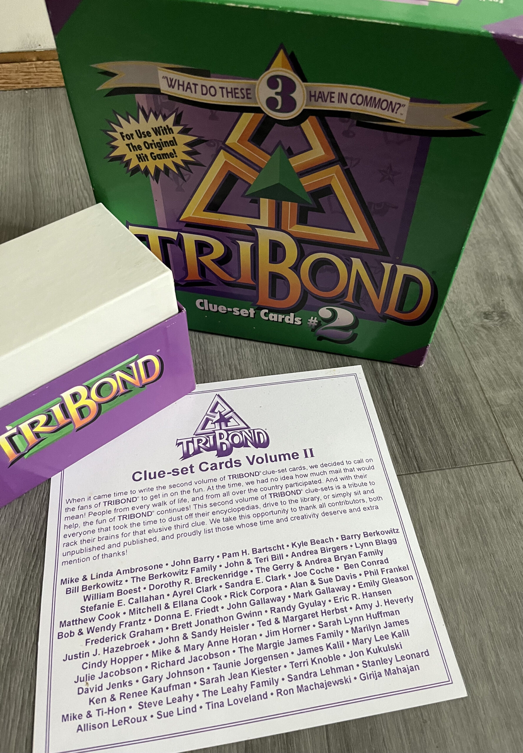 Tribond Game - Etsy.de pertaining to Tribonds For Seniors