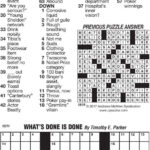 Universal Crossword Puzzle Corrected Regarding Timothy Parker Crossword Puzzles Printable