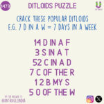 Untangle   House Of Puzzles & Board Games On X: "Ditloid Is A Pertaining To Ditloid Number Puzzle Answers