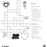 Valentine Crossword Puzzle In Hard Valentine Crossword Puzzle