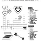 Valentine Themed Crossword Puzzles • Beeloo Printable Crafts And For Hard Valentine Crossword Puzzle