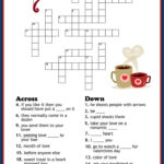 Valentine'S Day Puzzles   10 Free Pdf Printables | Printablee Inside Valentine Crossword Puzzle For Adults