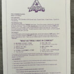 Vintage/ 1992/ Tribond/ Board Game/ Clue Set Cards/ Volume 1 Pertaining To Tribond Game Example