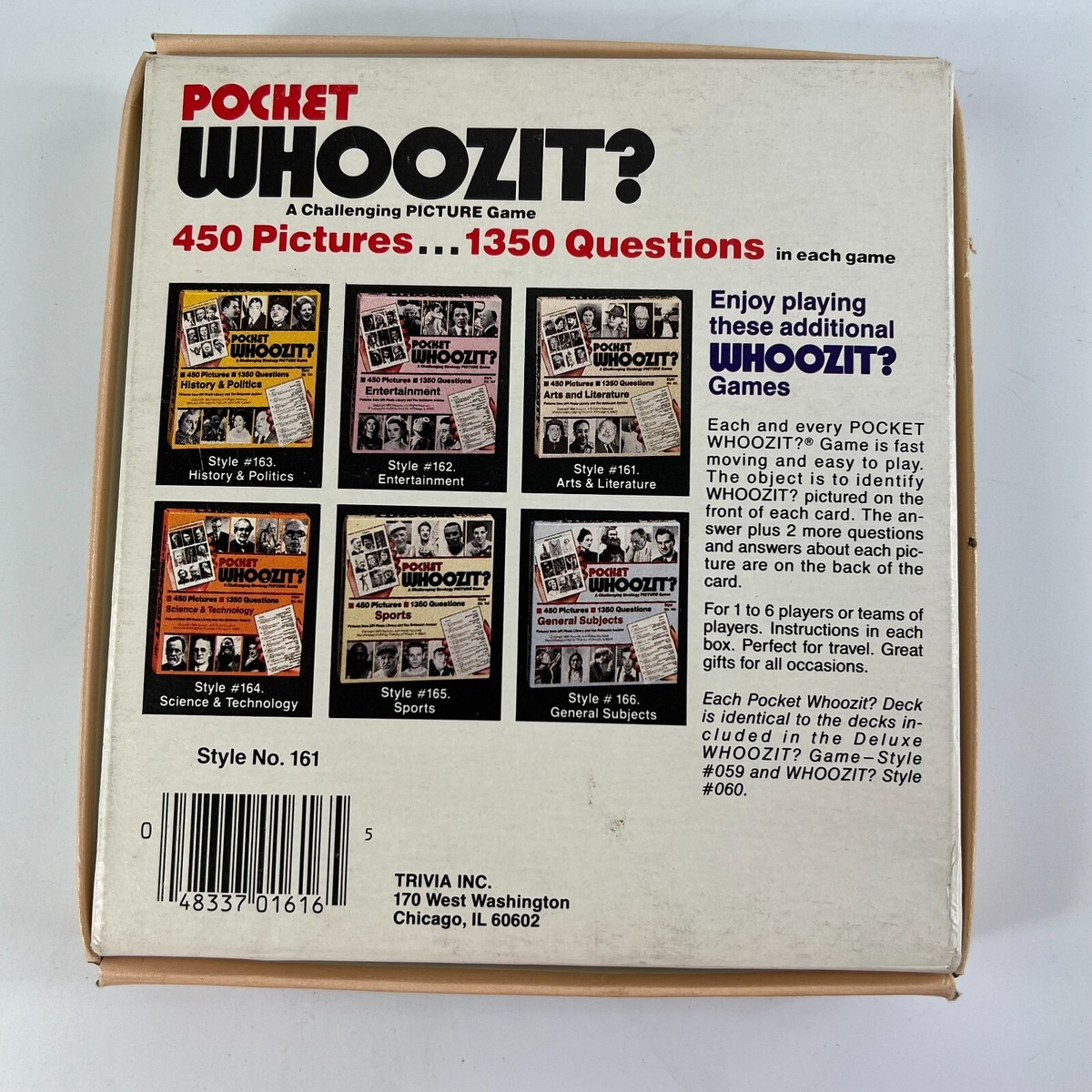 Vintage Pocket Whoozit? Arts And Literature Strategy Picture with regard to Whatzit Clues And Answers List