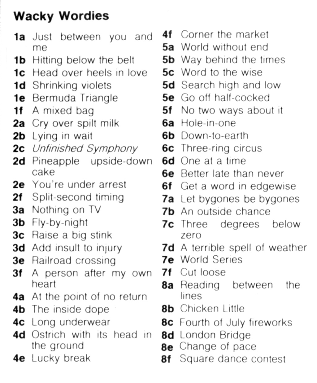 Wackie Wordies #57 intended for Wacky Wordies Puzzles Answers Printable