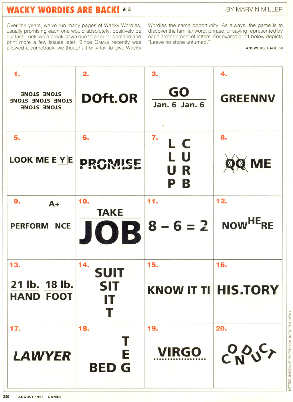 Wackie Wordies #66 intended for Wacky Wordies Answer Key
