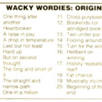 Wackie Wordies #67 In Wacky Wordies Once Noon