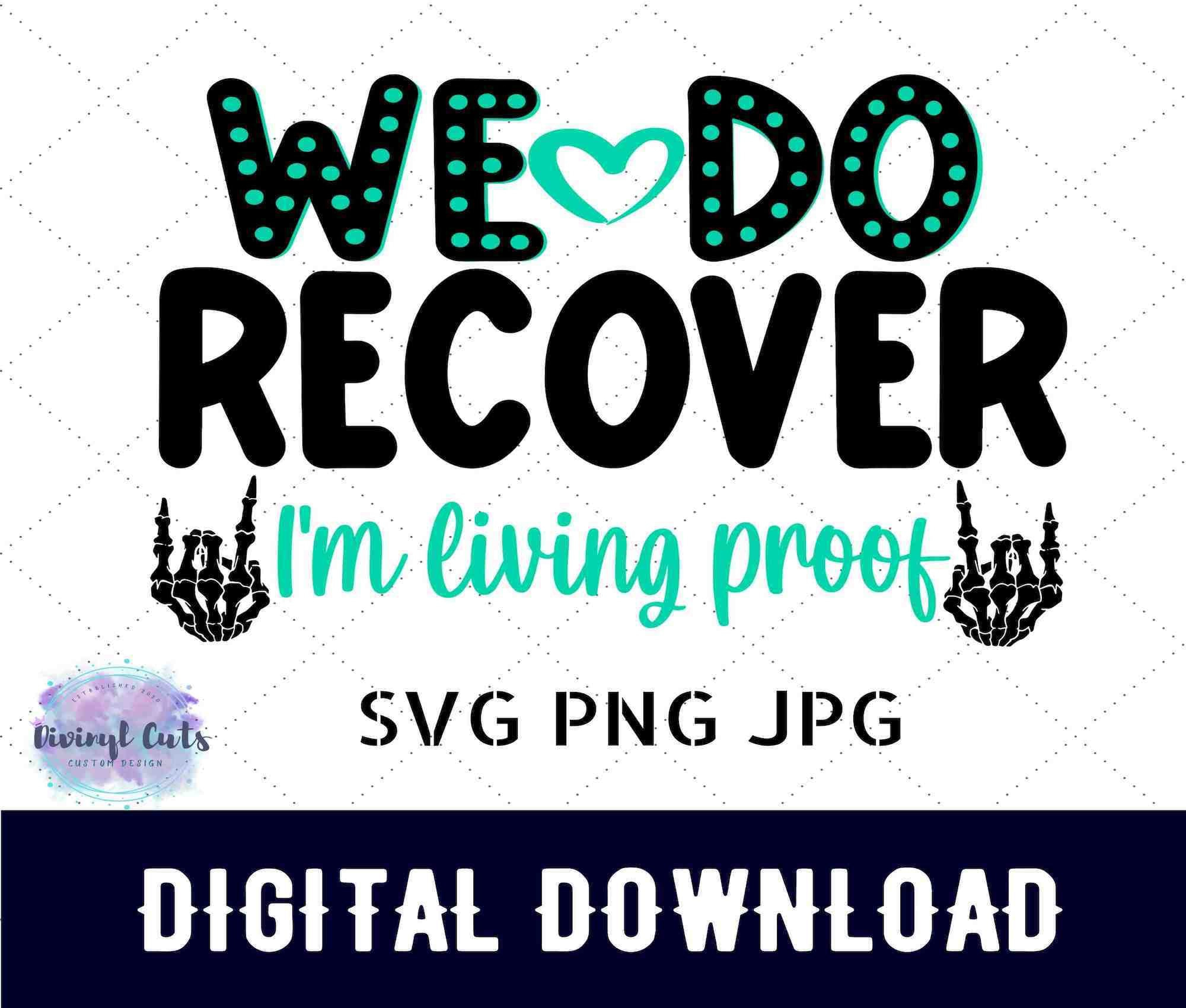 We Do Recover Svg |Sobriety Cricut File | Sobriety Png | Sober for Na We Do Recover Puzzles Printable
