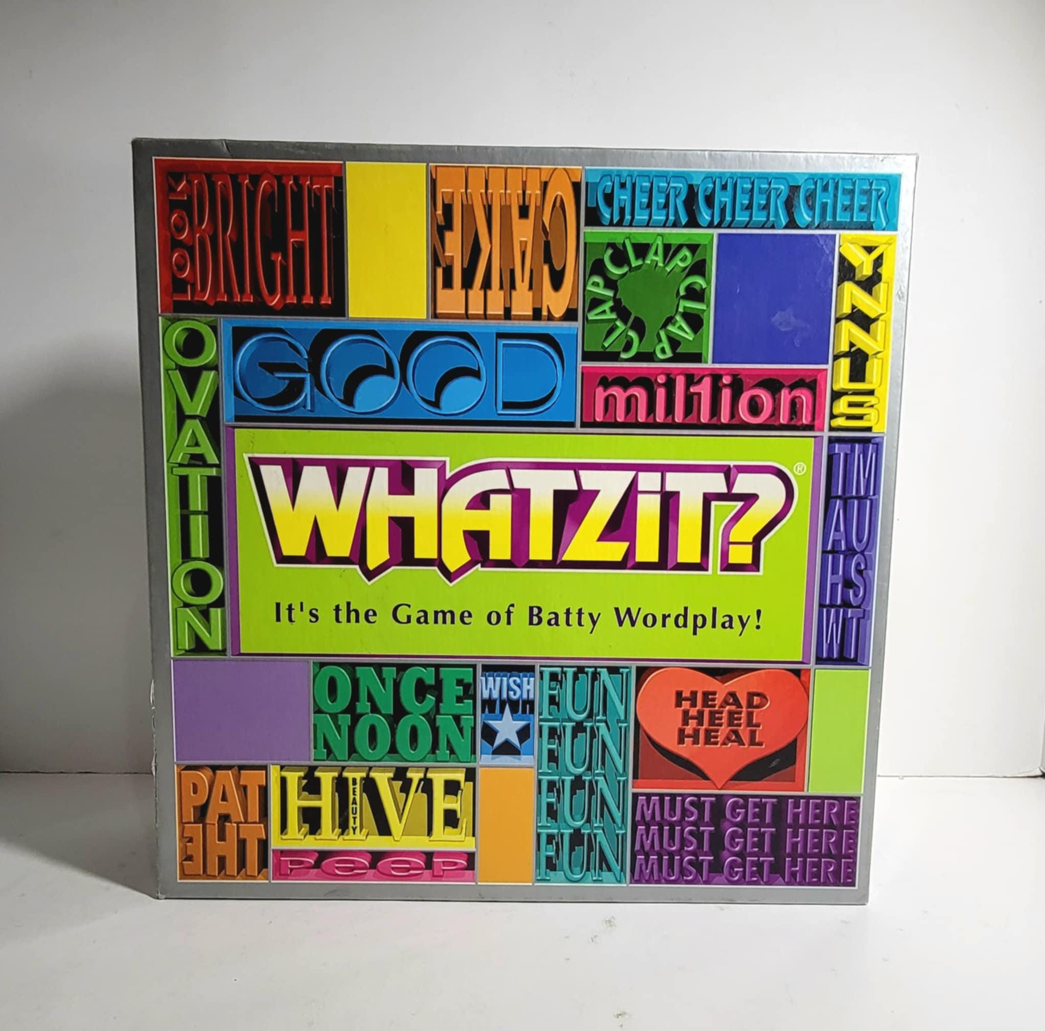 Whatzit? - Vintage Board Game - Roseart 2001 inside Whatzit Puzzles Free