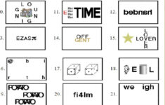 Word Brain Teasers Worksheet regarding Tribond Questions Printable