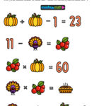12 Thanksgiving Math Activities For Grades 1 8 — Mashup Math Intended For Thanksgiving Math Logic Puzzles