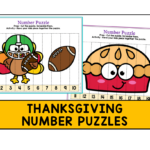 50+ Fun Thanksgiving Number Puzzles 1 20 For Preschool And Inside Thanksgiving Number Puzzle