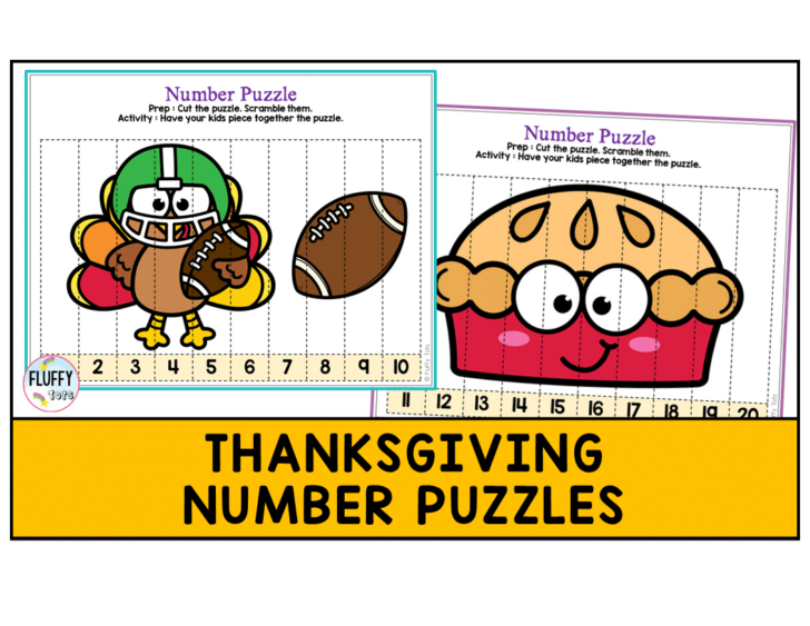 Thanksgiving Number Puzzle Thanksgiving Number Puzzle