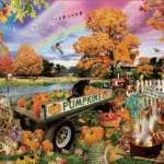 Back Acre Pumpkin Patch   500 Piece Jigsaw Puzzlesunsout Pertaining To Thanksgiving Jigsaw Puzzles 500 Pieces