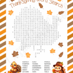 Cute Thanksgiving Word Search Puzzles (With Answers!)   Cassie Intended For Thanksgiving Word Search Puzzle