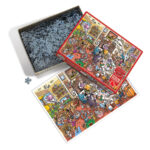 Doodletown: Thanksgiving Togetherness   1000 Teile   Cobble Hill With Regard To Ravensburger Thanksgiving Puzzle