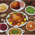 Dreamtimes Jigsaw Puzzles Artwork Gift For Adults Teens Food Of For Thanksgiving Dinner Puzzle