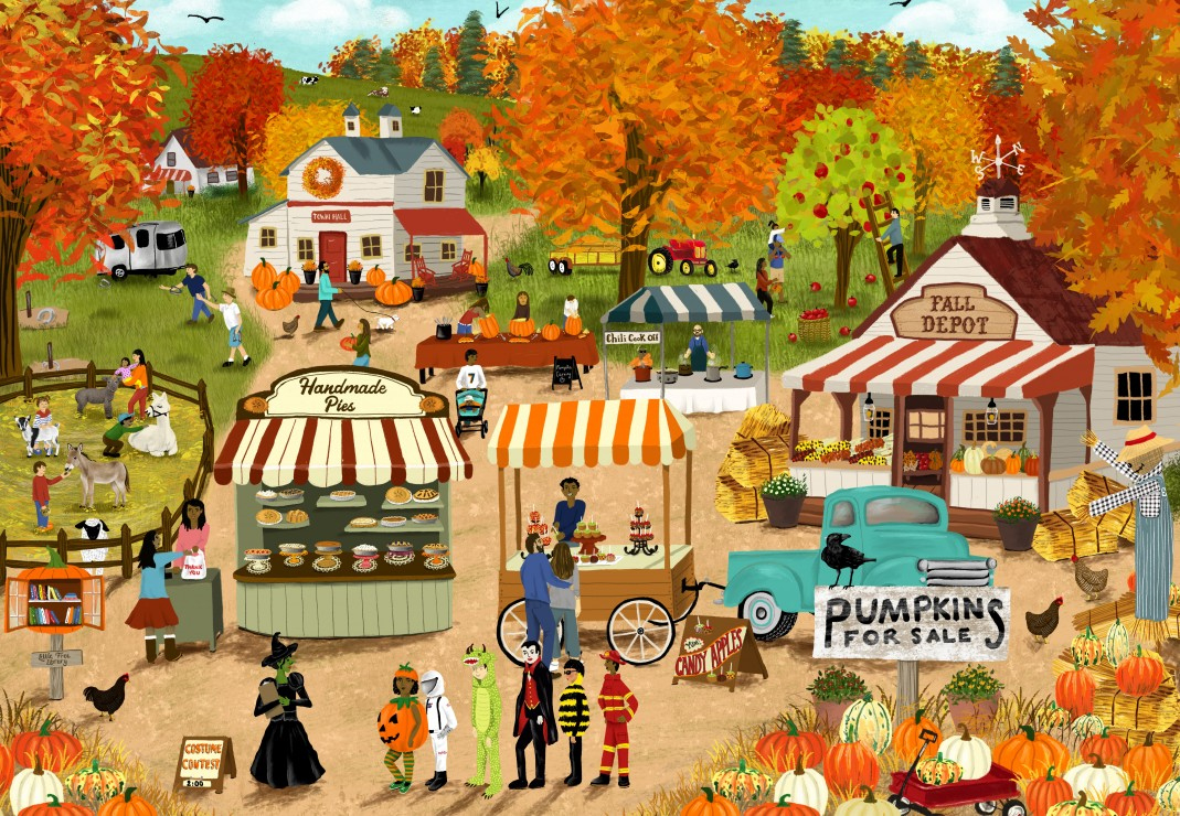 fall festivalabby jacobs 1000 piece jigsaw puzzle asterisk jigsaw puzzles with thanksgiving jigsaw puzzles Fall Festivalabby Jacobs 1000 Piece Jigsaw Puzzle - Asterisk Jigsaw Puzzles with Thanksgiving Jigsaw Puzzles