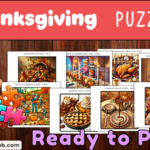 Free 40+ Thanksgiving Puzzles: Printable For Teachers, Parents And With Regard To Free Thanksgiving Jigsaw Puzzles