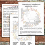 Free Printable Thanksgiving Puzzles Focused On God'S Faithfulness Inside Christian Thanksgiving Crossword Puzzles Printable