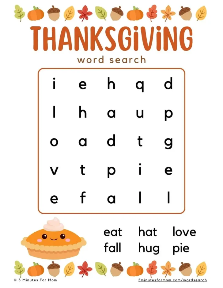 Thanksgiving Puzzles For Kids Printable Thanksgiving Puzzles For Kids Printable