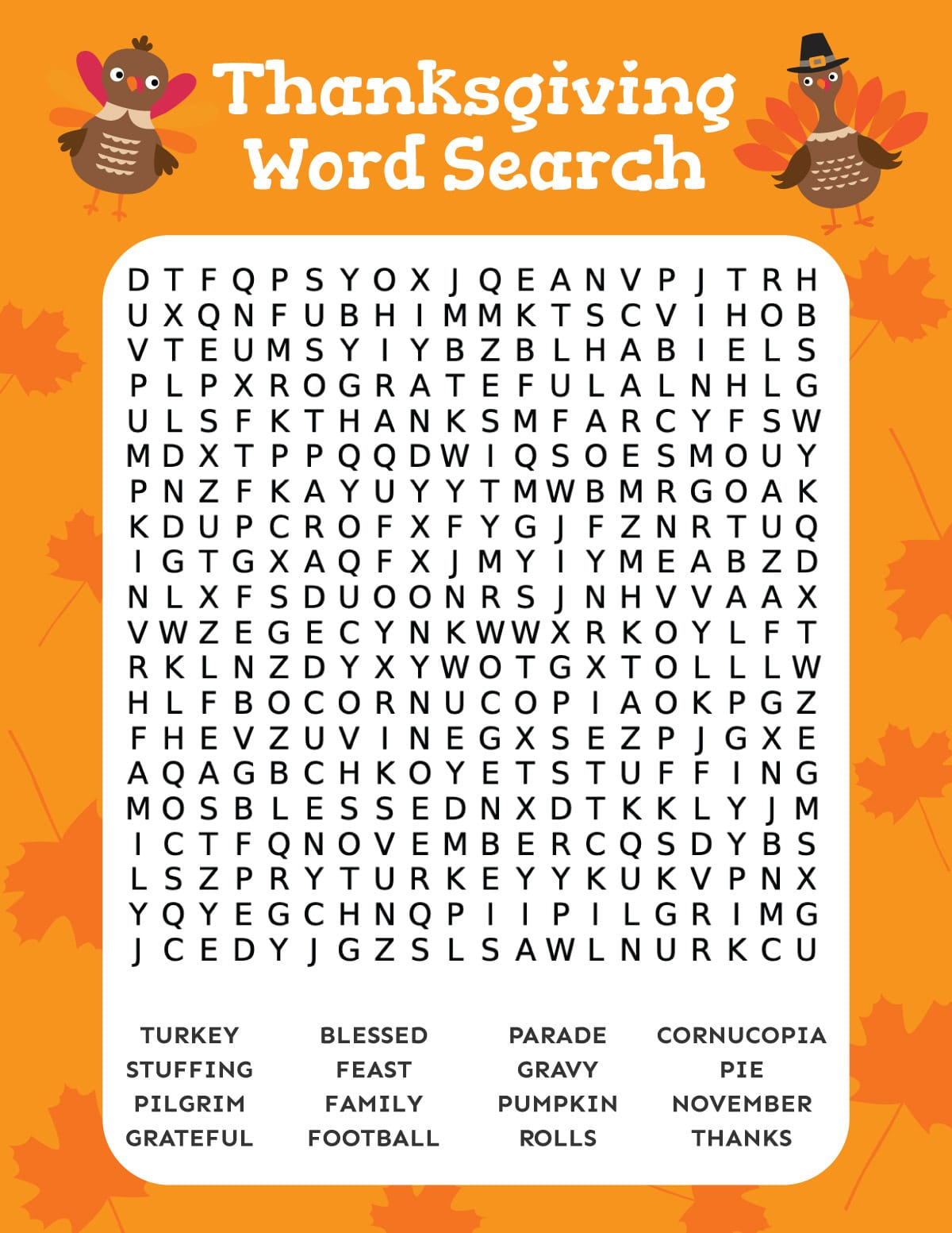free printable thanksgiving word search play party plan in thanksgiving word searches and crossword puzzles Free Printable Thanksgiving Word Search - Play Party Plan in Thanksgiving Word Searches And Crossword Puzzles