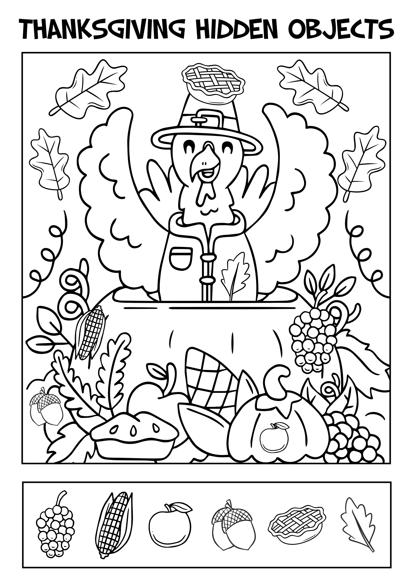 free thanksgiving hidden picture worksheet download free with regard to highlights thanksgiving hidden picture puzzles Free Thanksgiving Hidden Picture Worksheet, Download Free with regard to Highlights Thanksgiving Hidden Picture Puzzles