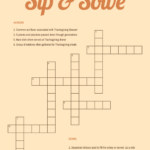 Free Thanksgiving Mini Crossword Puzzle Template To Edit Online With Free Online Thanksgiving Puzzles