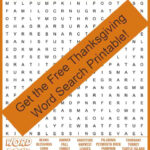 Free Thanksgiving Word Search Printable   With Answers Included Pertaining To Thanksgiving Day Word Search 2022 Puzzles To Print Answer Key