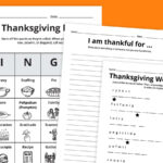 Free Thanksgiving Worksheets Bundle Intended For Thanksgiving Puzzles For Elementary Students