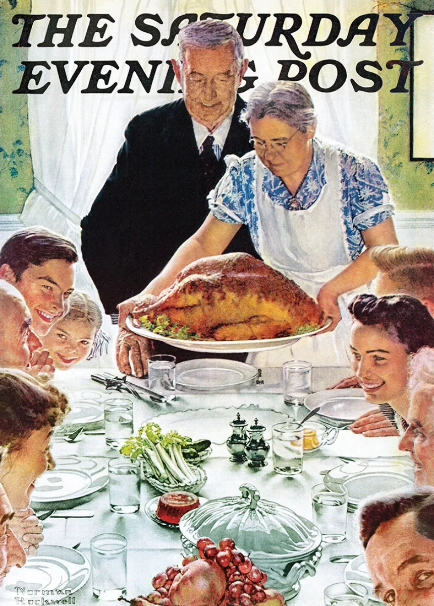 freedom from want 1000 piece jigsaw puzzlemasterpieces for thanksgiving puzzle 1000 Freedom From Want - 1000 Piece Jigsaw Puzzlemasterpieces for Thanksgiving Puzzle 1000