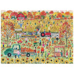 Galison Michael Storrings Pumpkin Patch Puzzle 1000Pcs   Puzzles Pertaining To Michael Storrings Thanksgiving Puzzle
