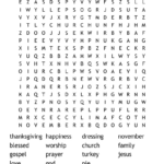 Giving Thanks Word Search   Wordmint Intended For Christian Thanksgiving Puzzles