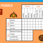 New Thanksgiving Lessons & Templates Inside Logic Puzzle Thanksgiving